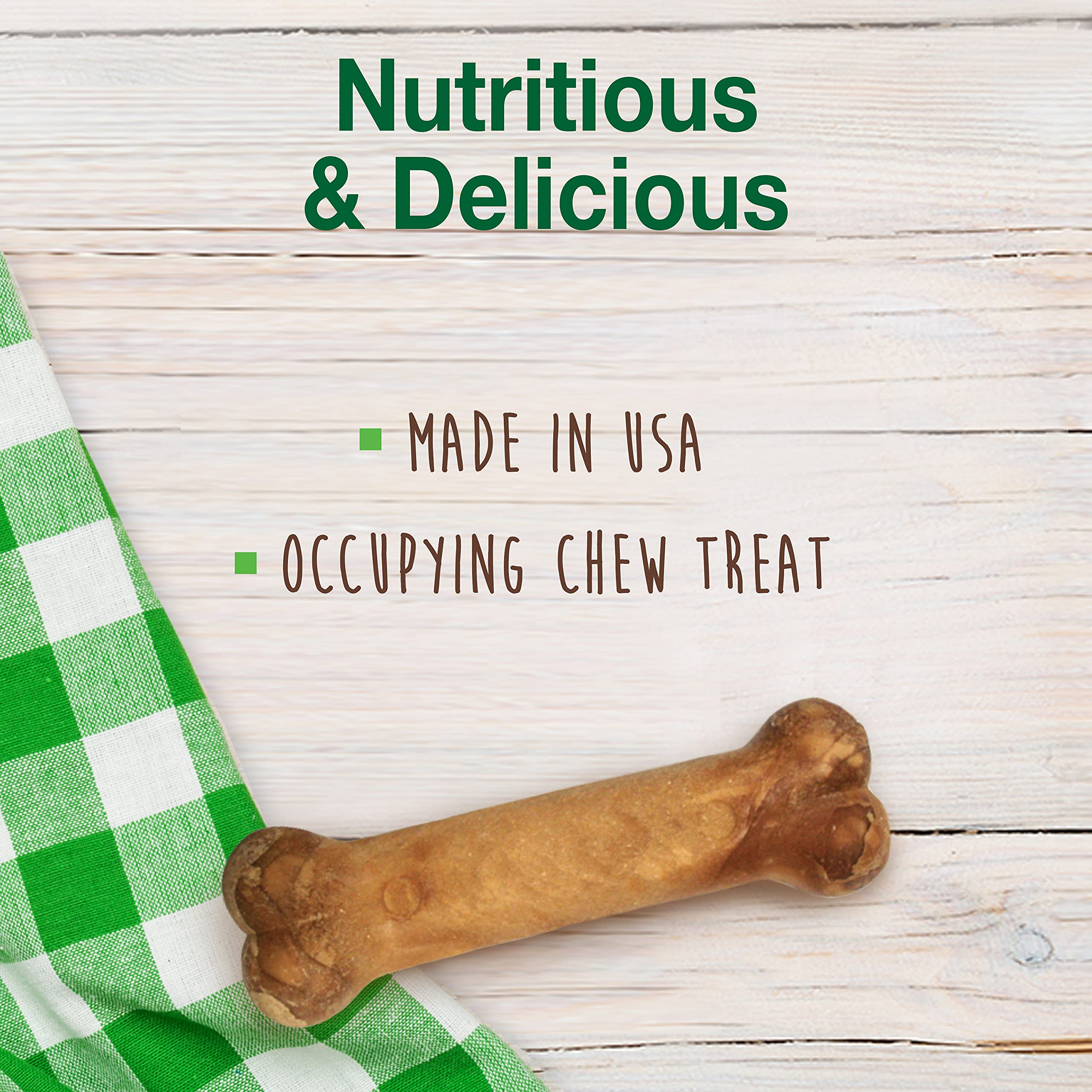 Nylabone Healthy Edibles: sin sal ni preservantes artificiales, opción saludable.