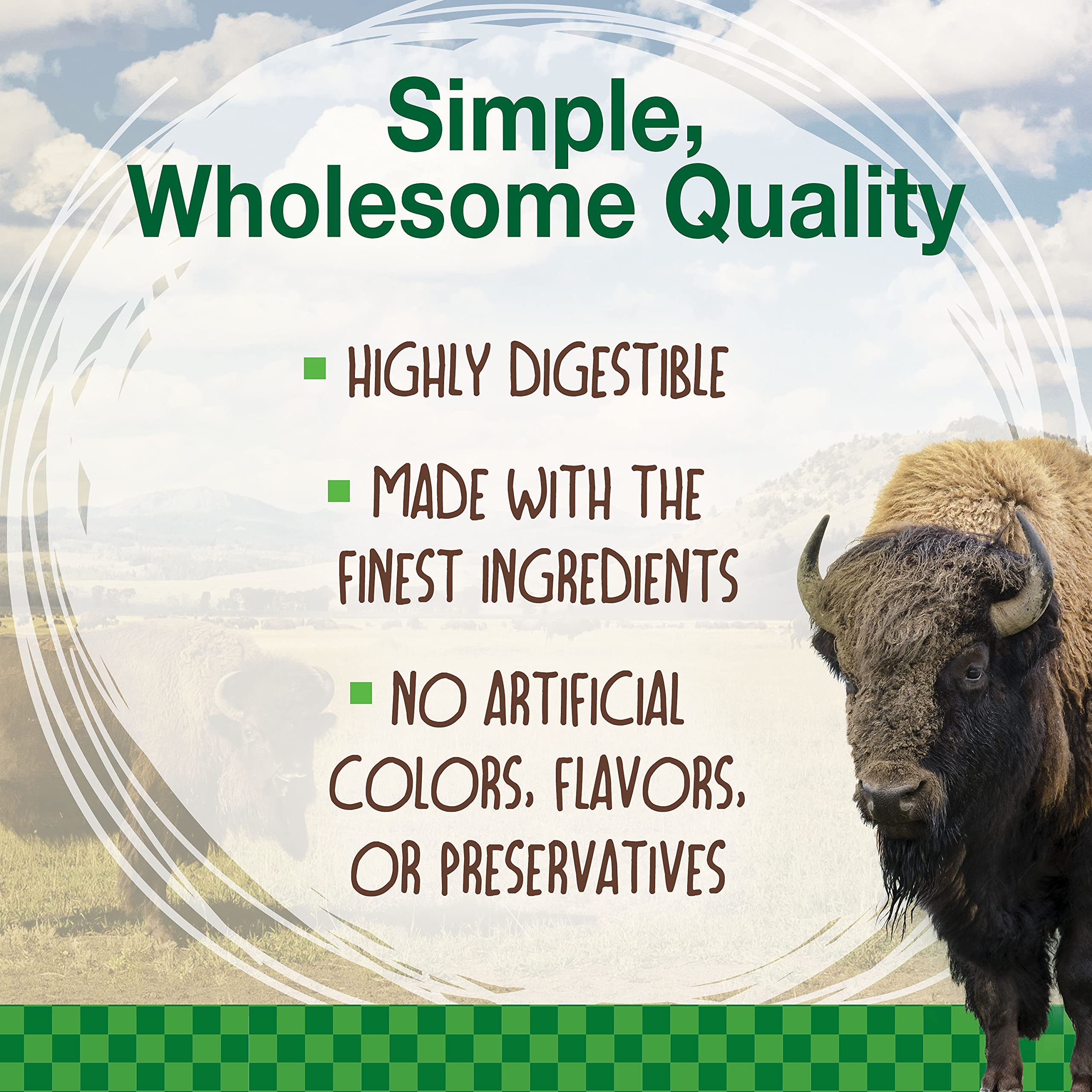 Hueso de bison de Nylabone con durabilidad prolongada para masticación.