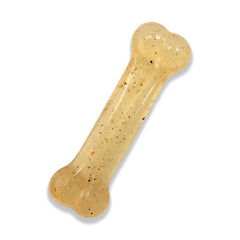 Nylabone Hueso Flexi Original para perros medianos, masticación suave y duradera.