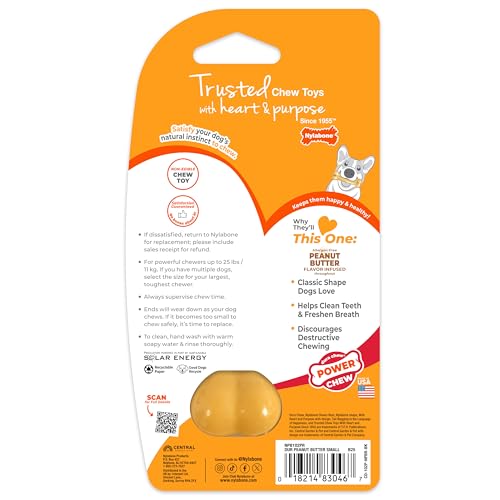 Nylabone Hueso Original promueve un hábito de masticación saludable y seguro.