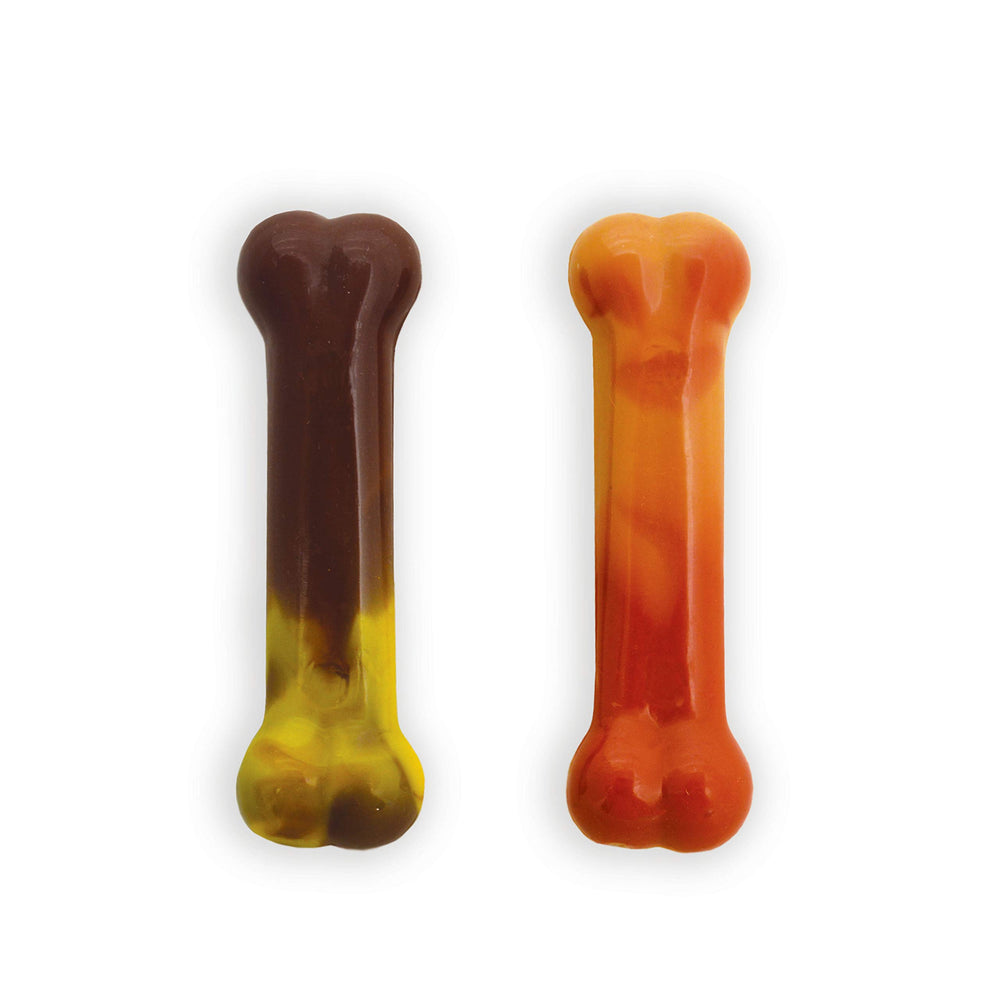 Hueso de tamaño pequeño Nylabone para perros de hasta 25 libras.