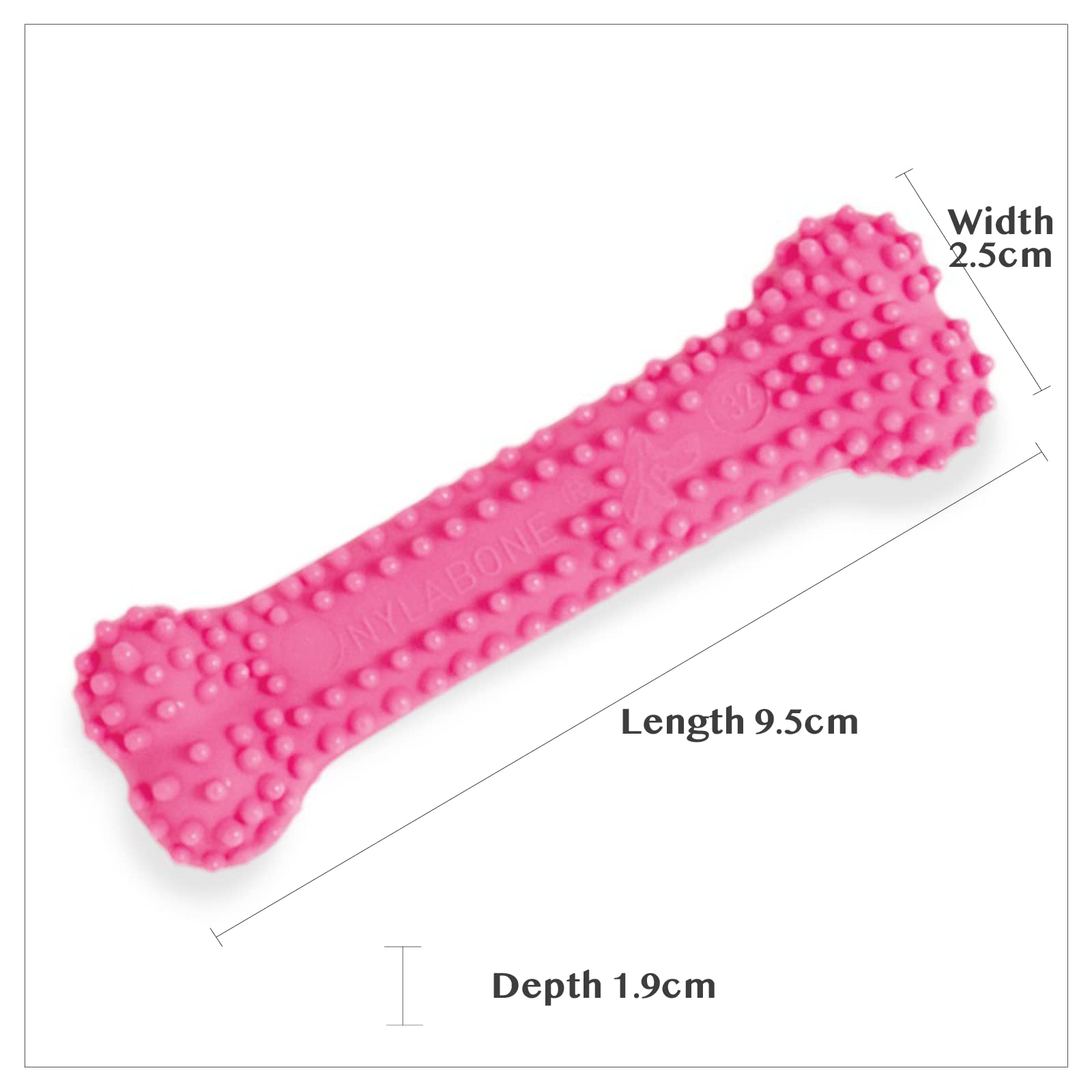 Nylabone hueso sabor pollo para cachorro: sabor irresistible que fomenta masticación adecuada