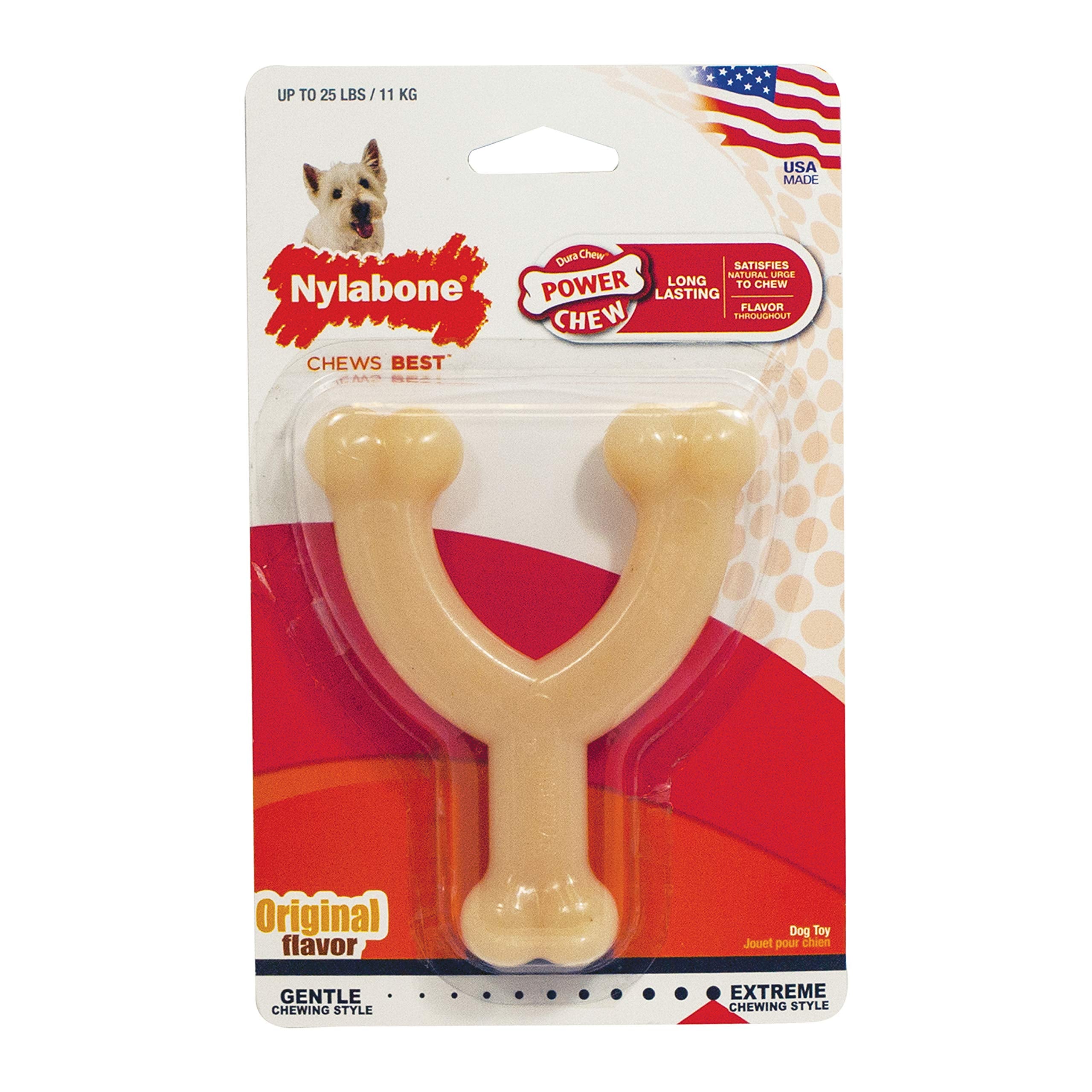 Nylabone Juguete masticable duradero para mordedores agresivos.