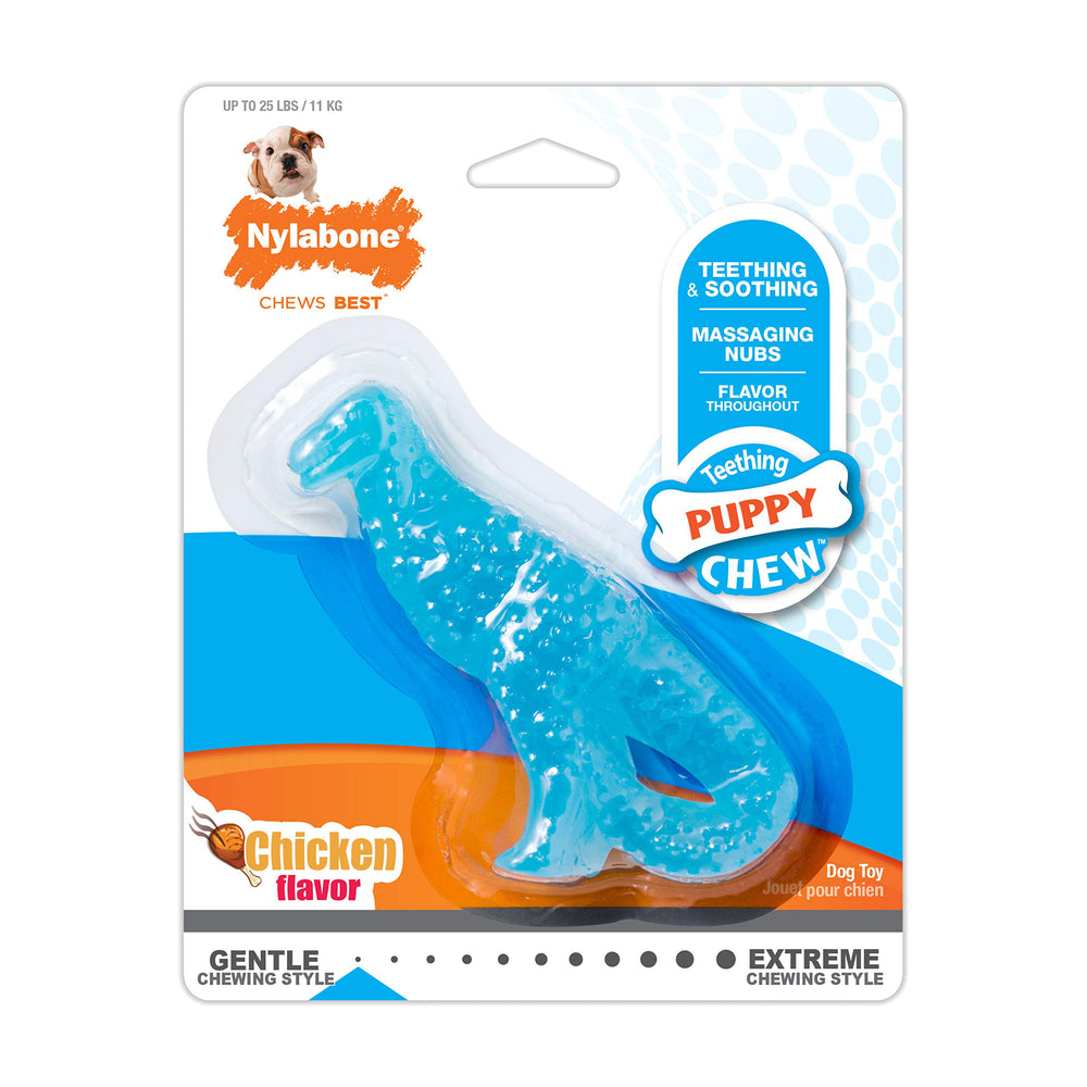 Nylabone mordedor para cachorro, diseño divertido y entretenimiento.
