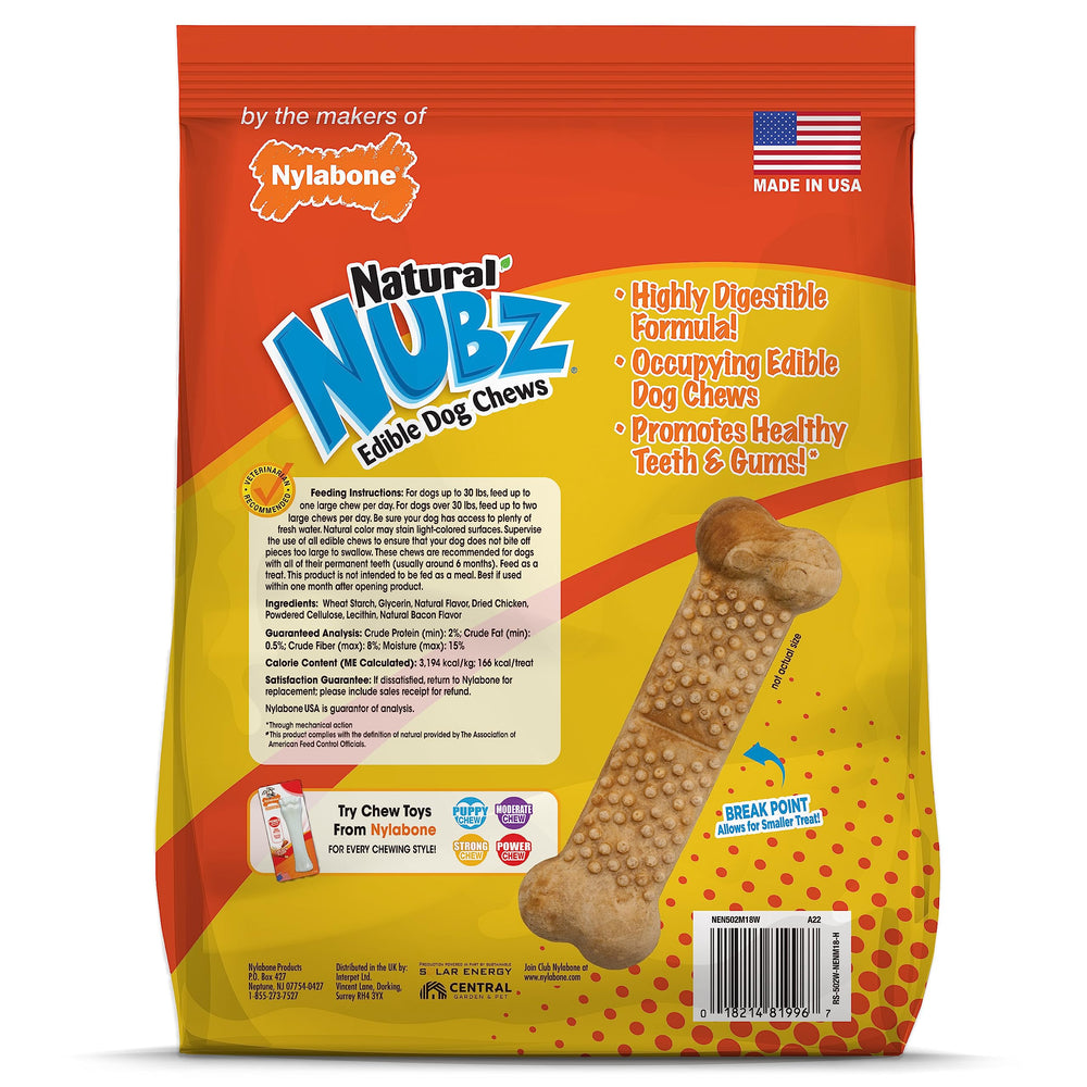 Nylabone Nubz, para perros activos, aliento más agradable.