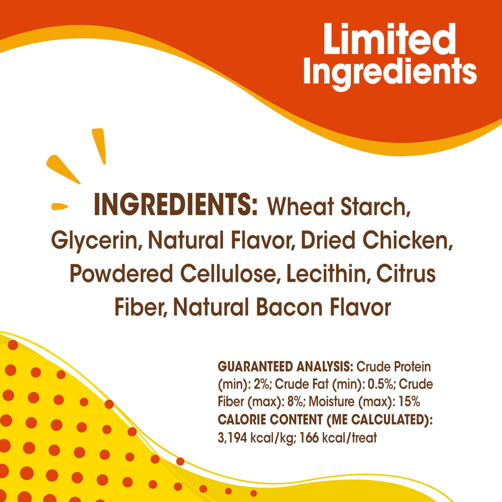Nylabone Nubz ingredientes naturales, sabor de pollo auténtico.