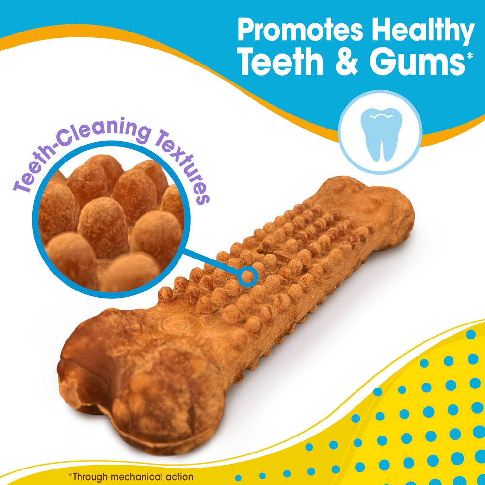 Nylabone Nubz masticación duradera, mantiene ocupado al perro durante sesiones largas.
