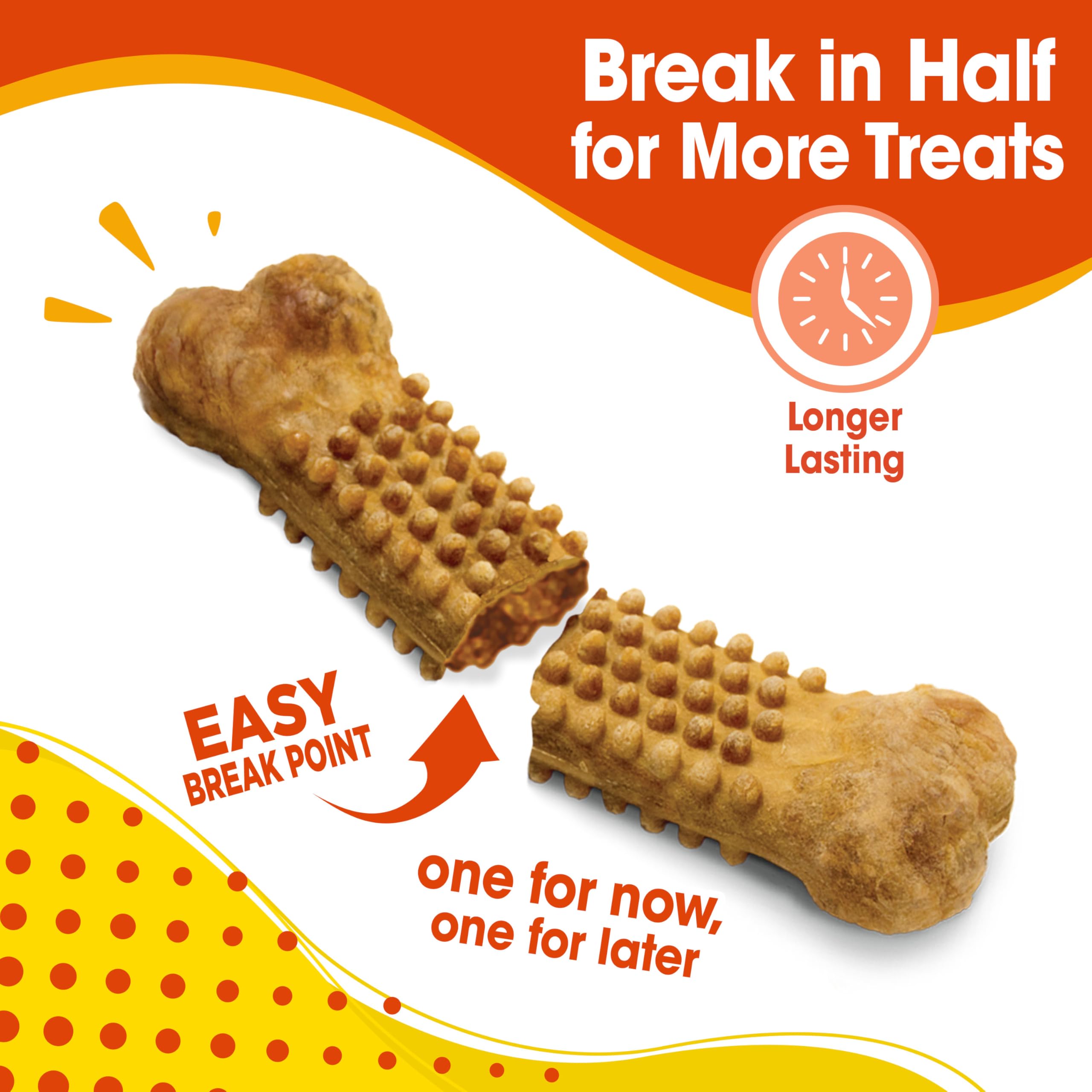 Nylabone Nubz sabor pollo, atractivo para la higiene dental