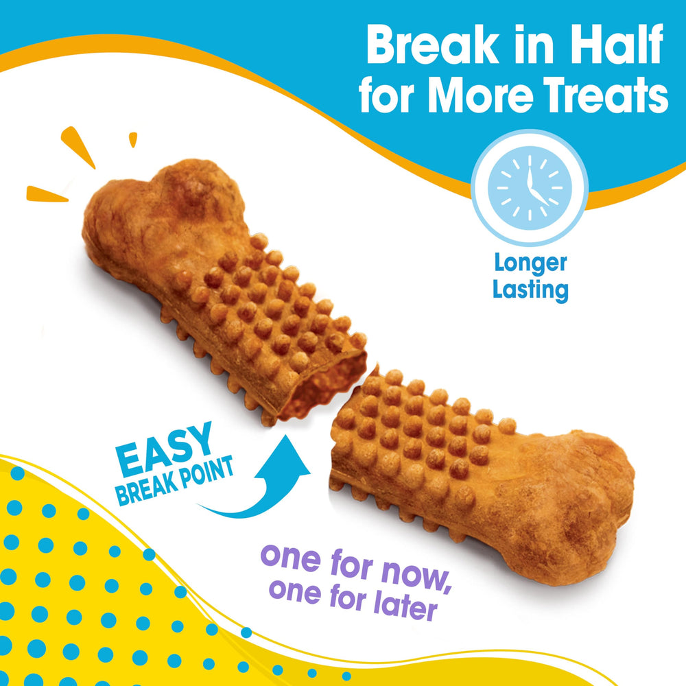 Nylabone Nubz natural hecho en EE. UU., adecuado para cachorros en desarrollo.