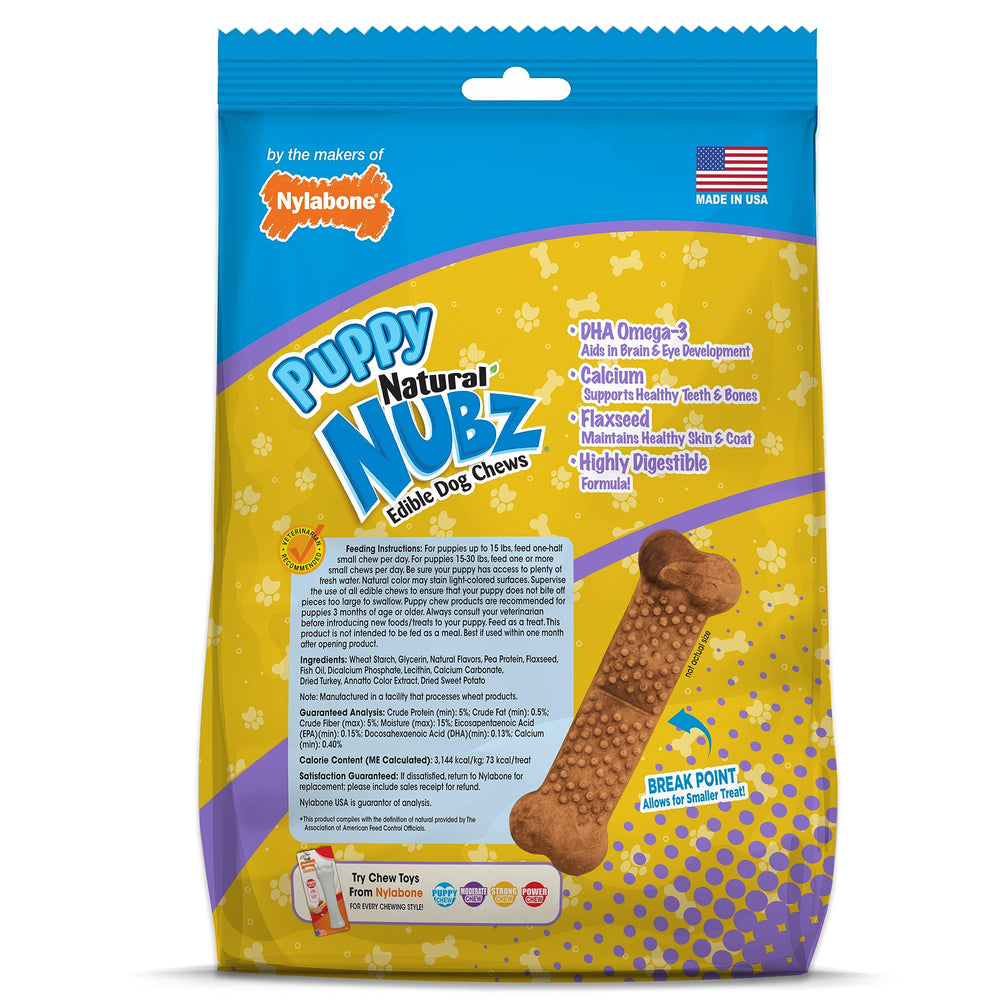 Nylabone Nubz ideal para entrenamiento y recompensas naturales.