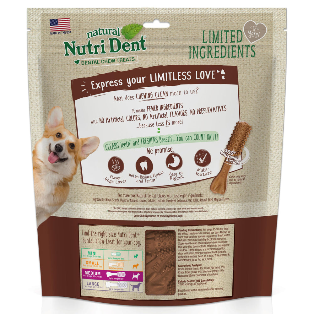Nylabone Nutri Dent 40 unidades, compra conveniente para mantener la salud bucal.