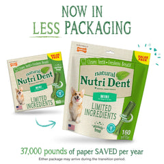 Nutri Dent masticables 360 grados, limpieza dental efectiva