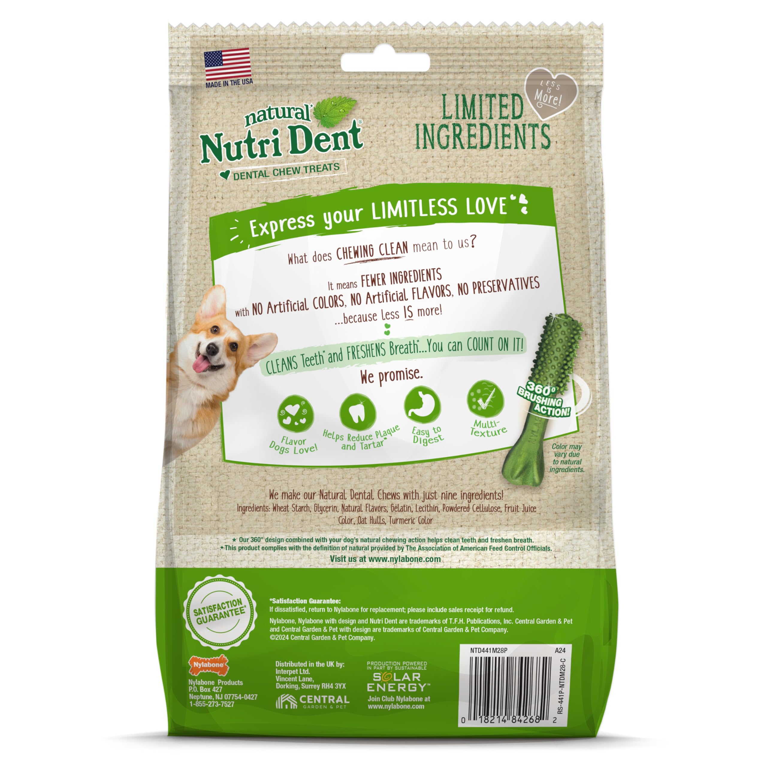 Nylabone Nutri Dent tamaño-pequeno ideal para perros pequeños
