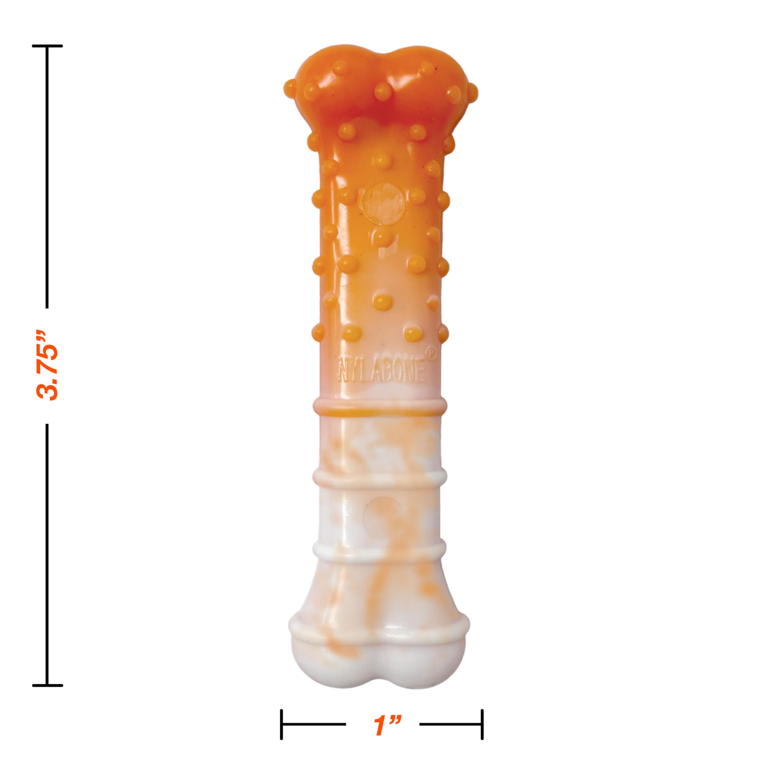 Nylabone nylon resistente, diseñado para masticadores agresivos.