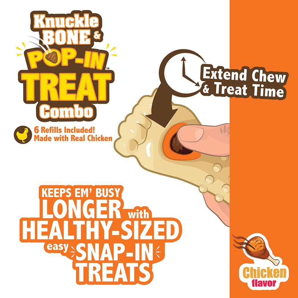 Nylabone Pop-in Refill Hecho en EE.UU: 90 Unidades para uso prolongado