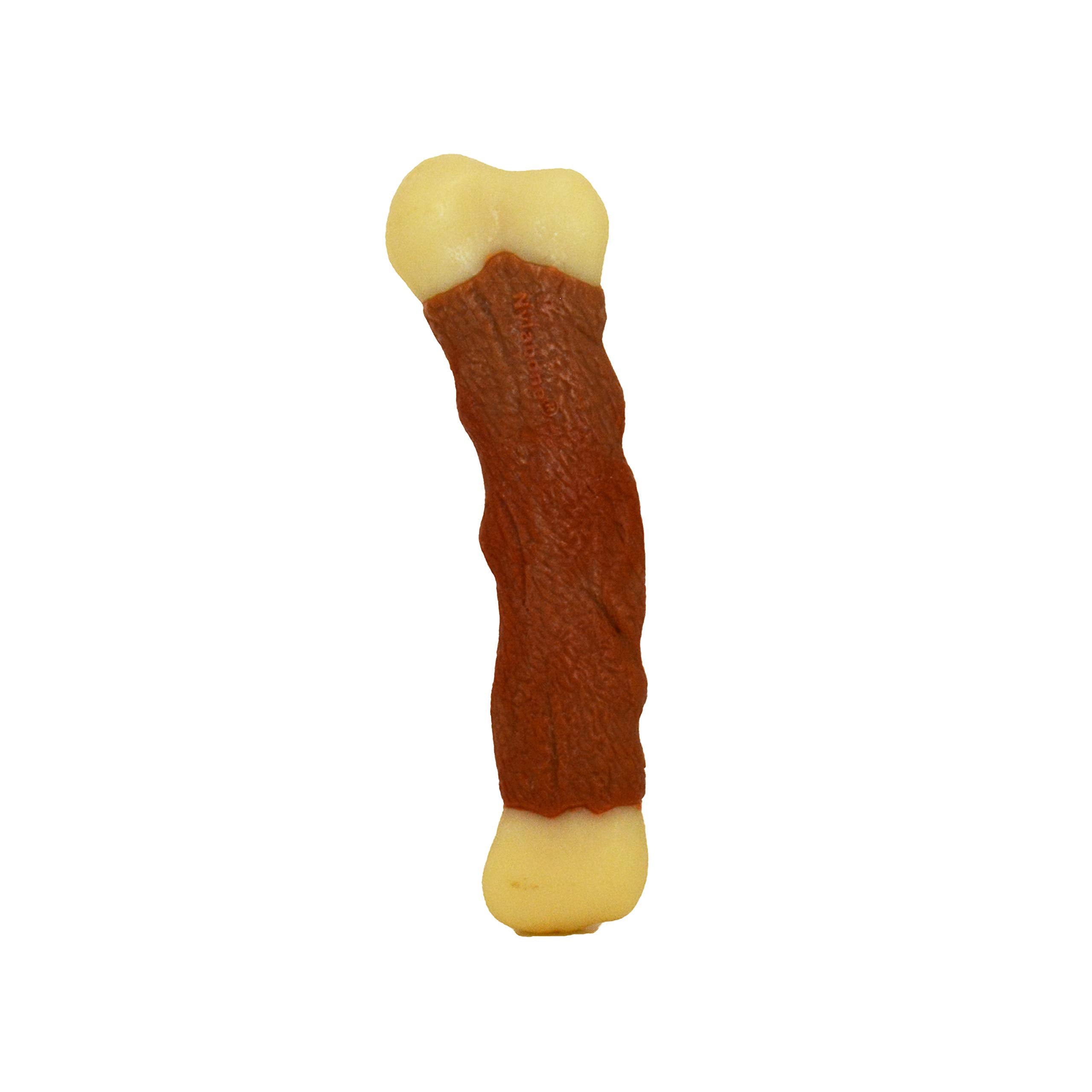 Nylabone Power Chew Meaty Rib Alternative, texturas múltiples, estimula la curiosidad y la masticación.
