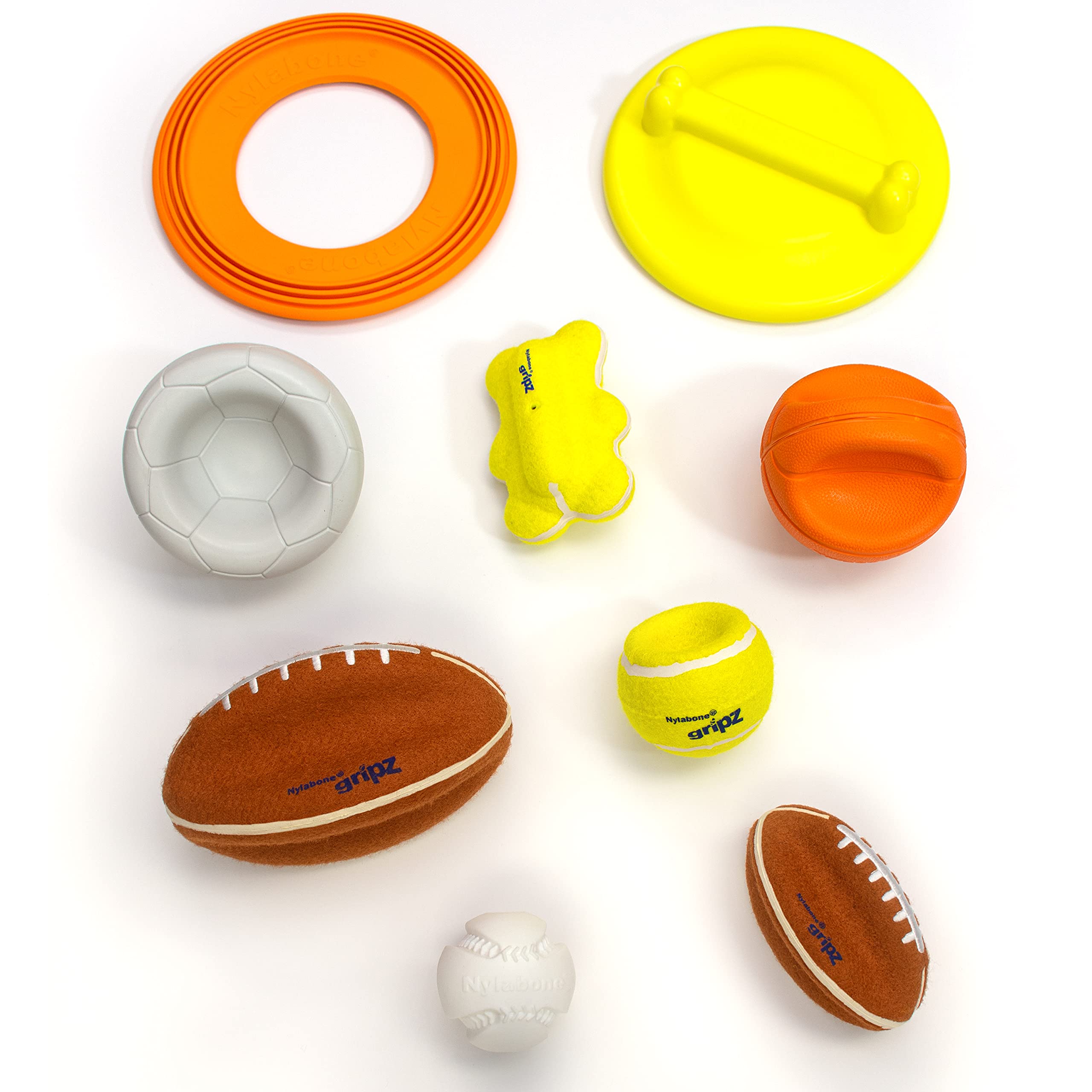 Nylabone Power Play Gripz, tamaño medio para perros de tamaño medio