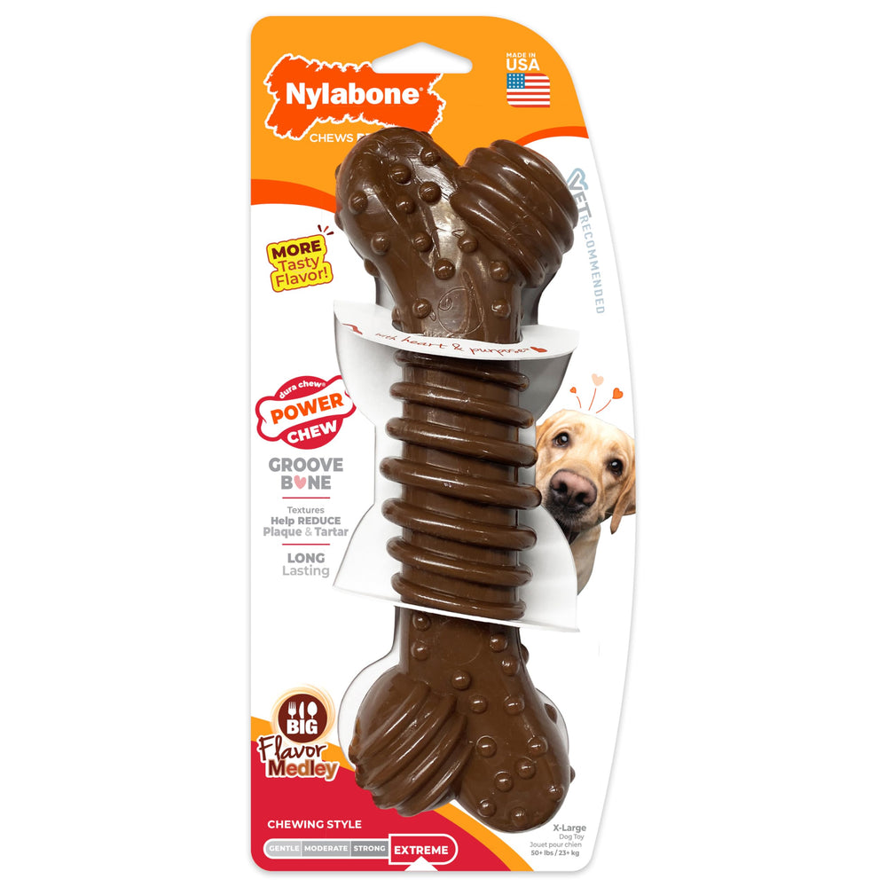 Nylabone sabor prolongado para sesiones de juego extendidas