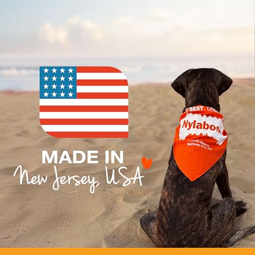 Nylabone comestibles saludables, sabor tocino para cachorros pequeños, recompensa irresistible.