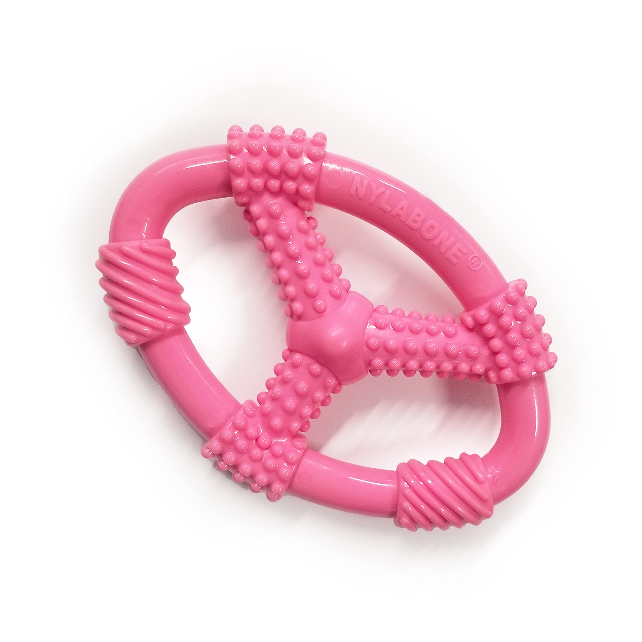 Nylabone Spin Tug Play: anillo-mordedor-cachorros para juego activo.