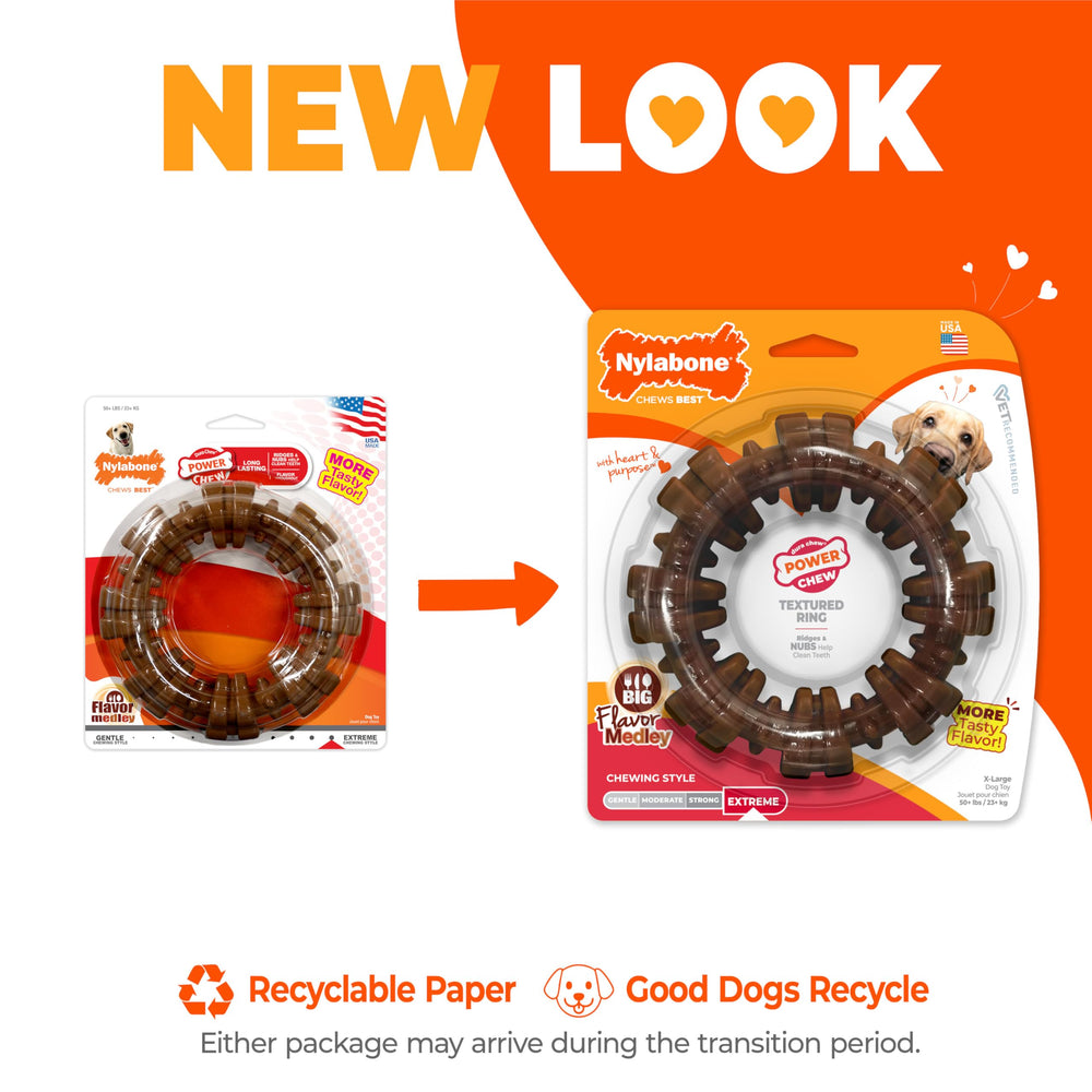 Nylabone Power Chew: sabores mezclados mantienen al perro interesado.