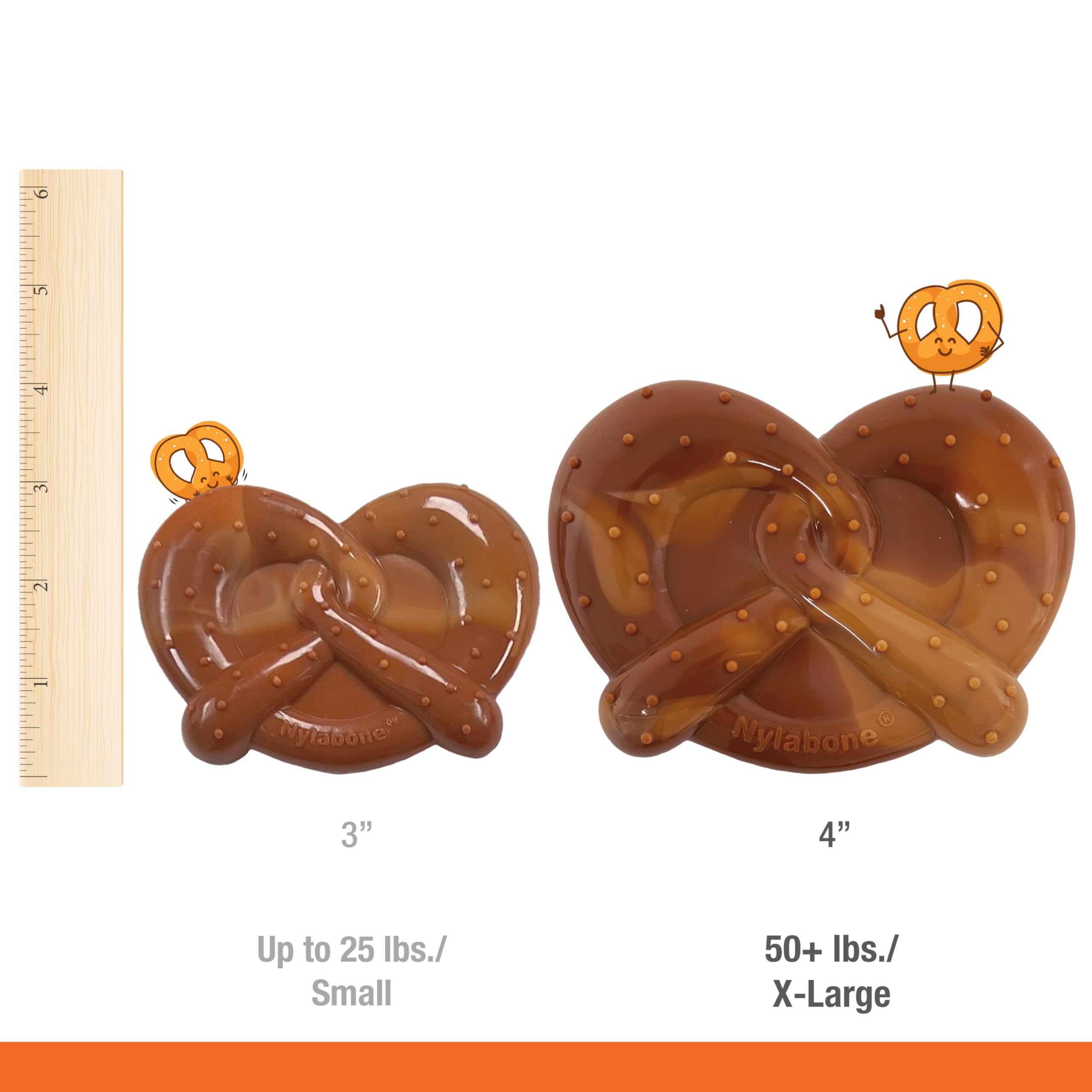 Nylabone Pretzel Power Chew: textura única para mantener ocupado al perro