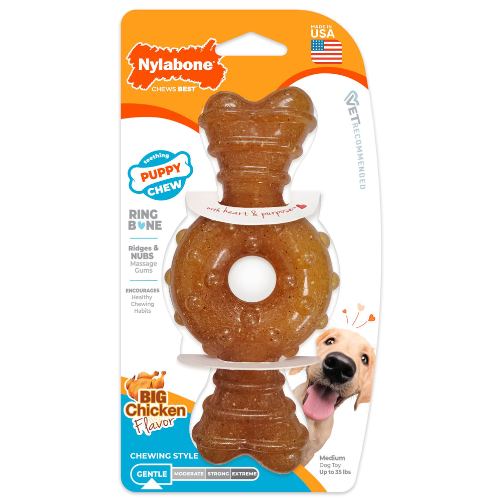 Nylabone Uso-Educativo-Mordida: guía para hábitos de masticación.