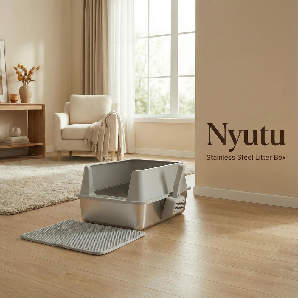Nyutu caja para varias mascotas con espacio amplio en interior.