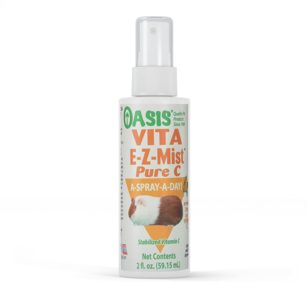 Oasis Conejillo de Indias Pure C Vita Niebla, empaque práctico y fácil de almacenar.