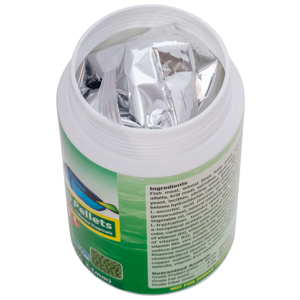 Ocean Nutrition Fórmula Dos Gránulos, frescura preservada, proteína del 40% para especies tropicales.