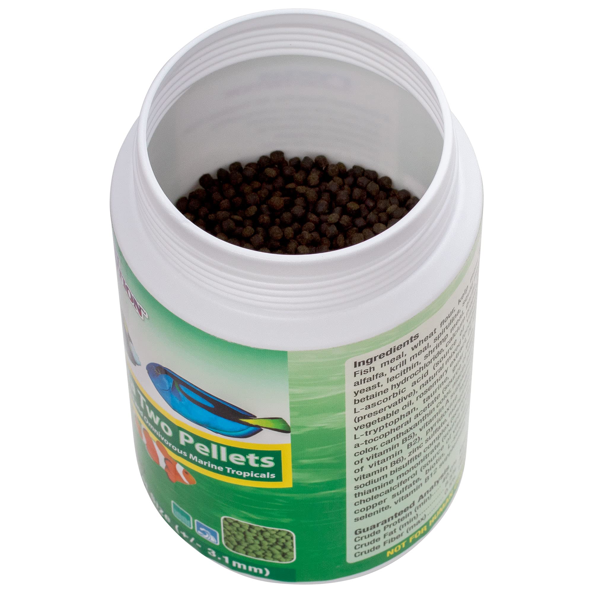 Ocean Nutrition Fórmula Dos Gránulos, alto contenido proteico del 40%, nutrición equilibrada.