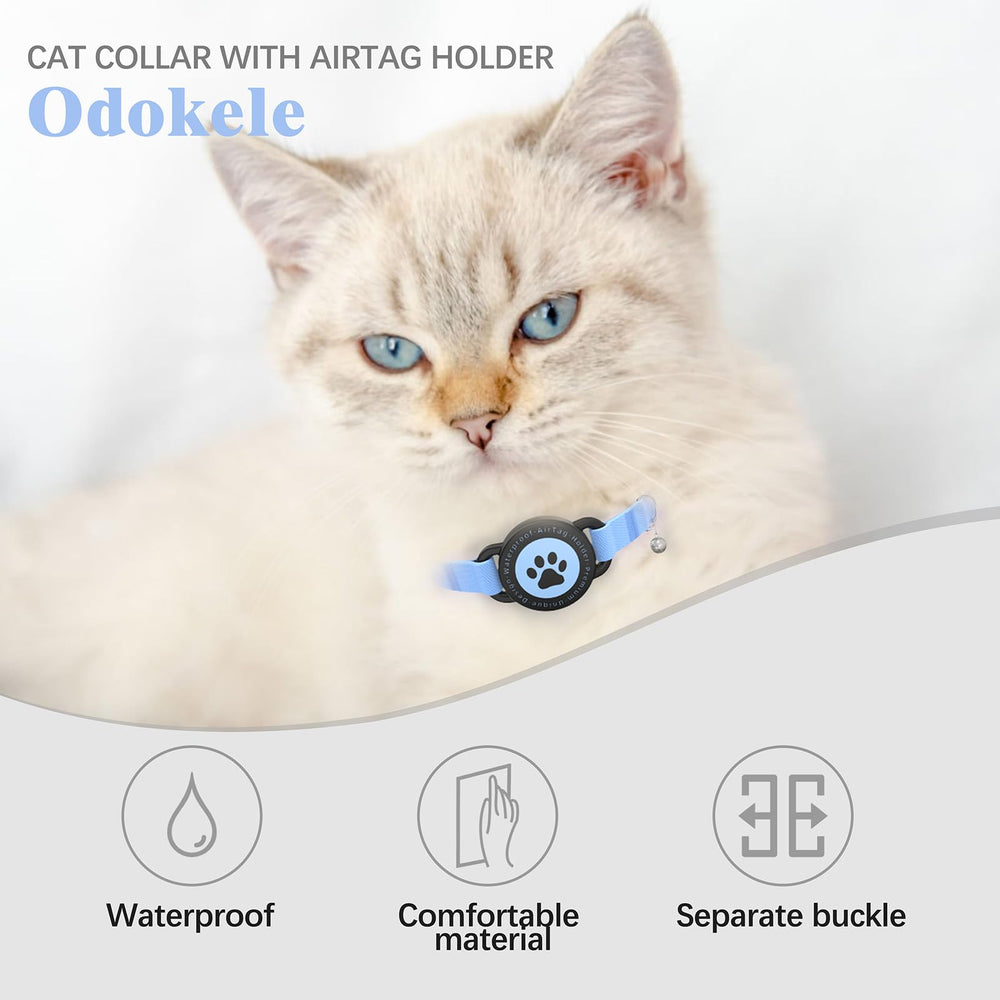 Odokele collar-gato-comodidad-dia-a-dia acompaña en casa y al aire libre