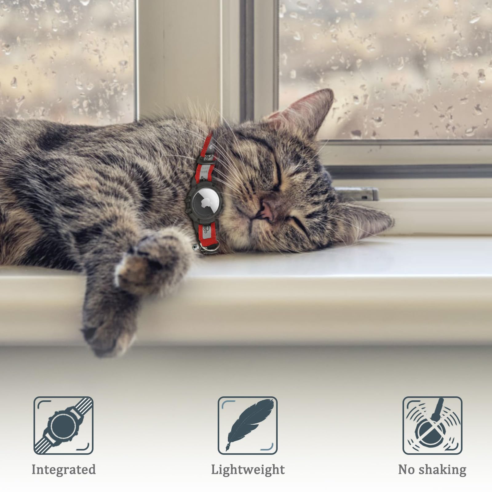 Odokele collar elástico y cómodo para uso diario de gatos.