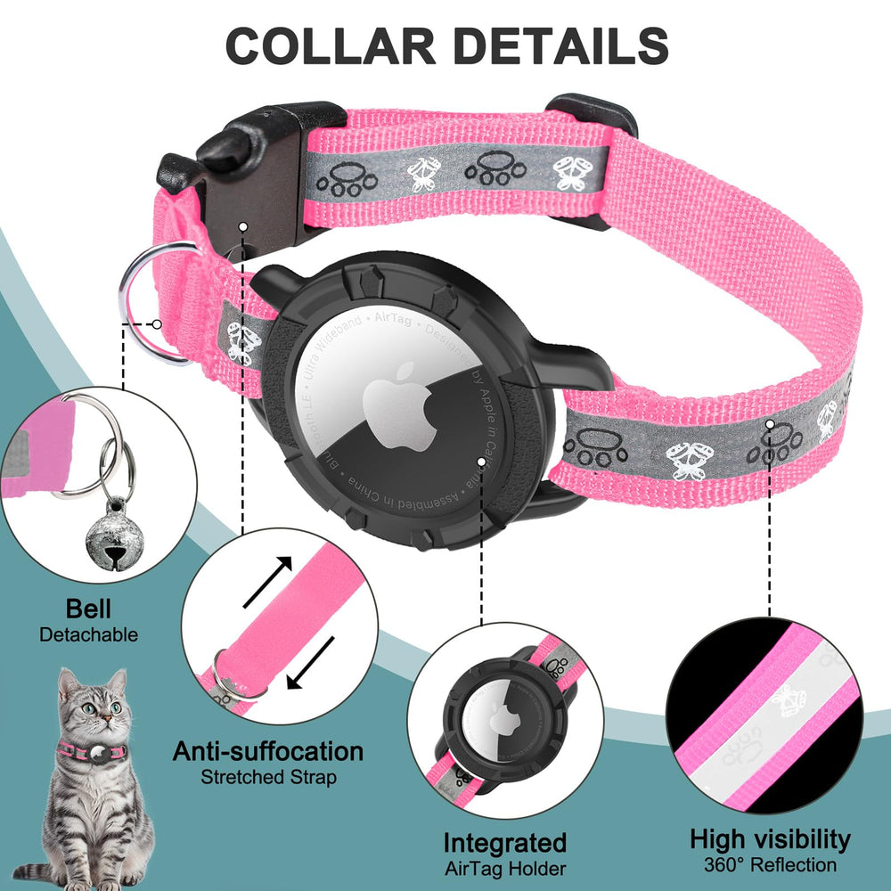 Collar Odokele ligero para gatos pequeños, comodidad durante paseos