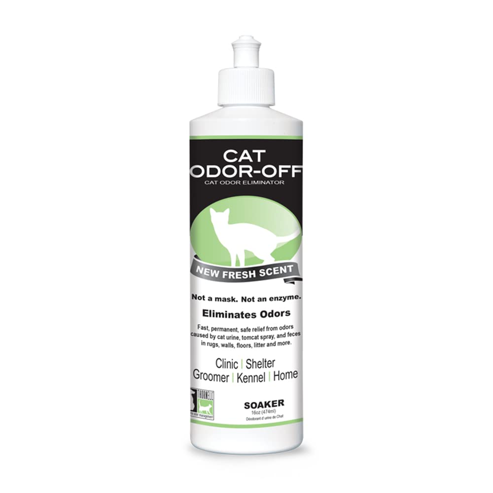 Odorcide Thornell Cat Odor-Off: botella frontal para eliminar olores de gato en superficies.