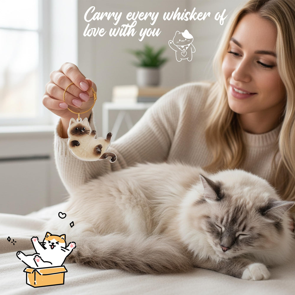 OGNWFUNK accesorios compatibles pelo gato, llavero versátil