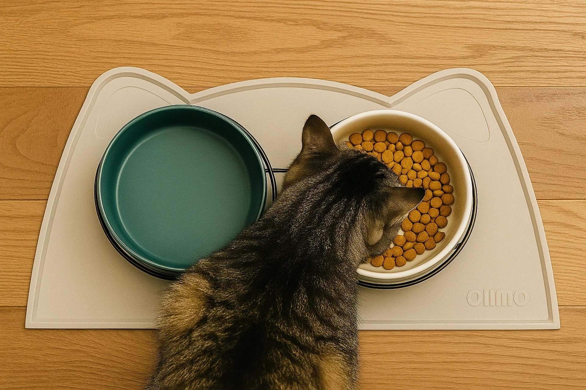 OHMO mat gatos enrollable, flexible para almacenamiento.