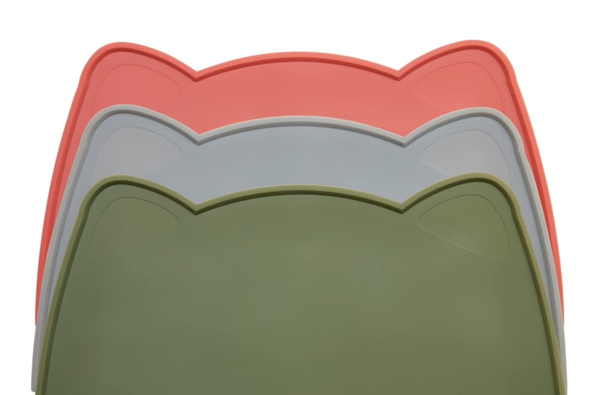 OHMO Alfombra 20x12 pulgadas de silicona, adecuada para perros pequeños y gatos.