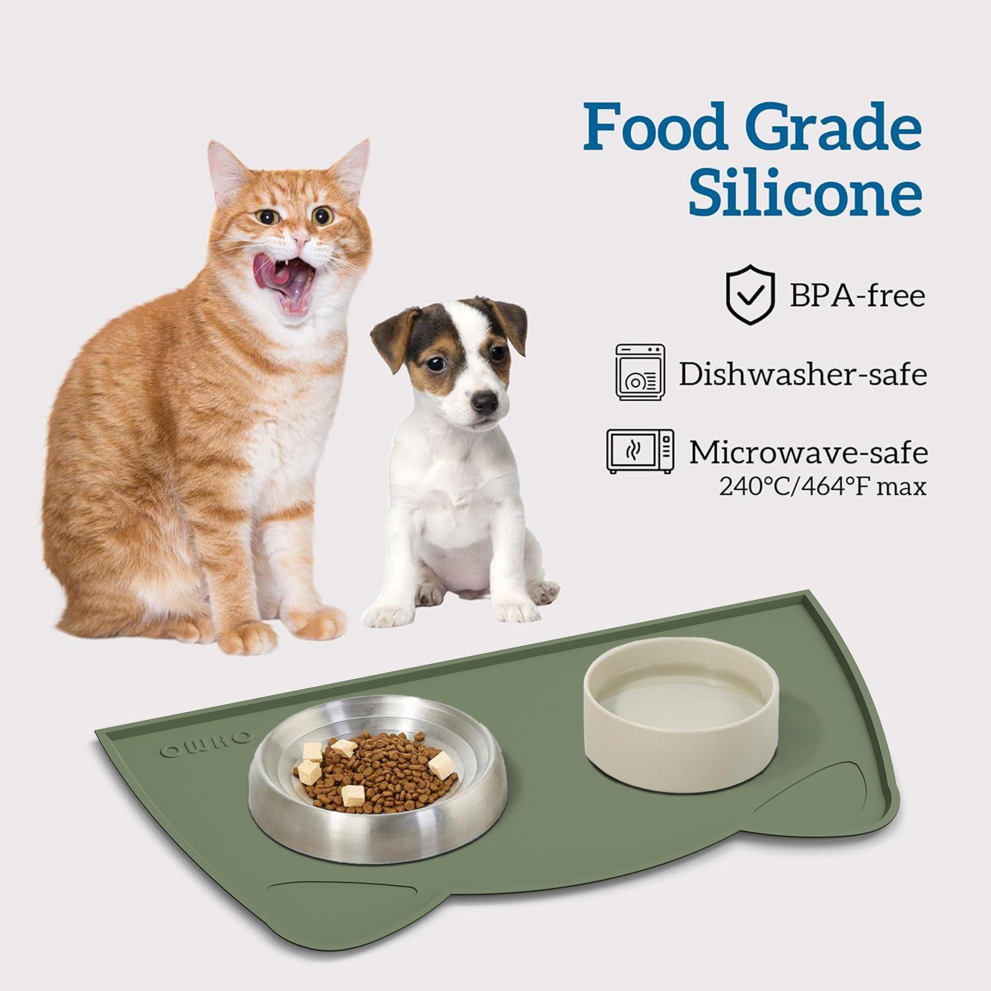 OHMO tapete impermeable para mascotas, protege el suelo ante líquidos.