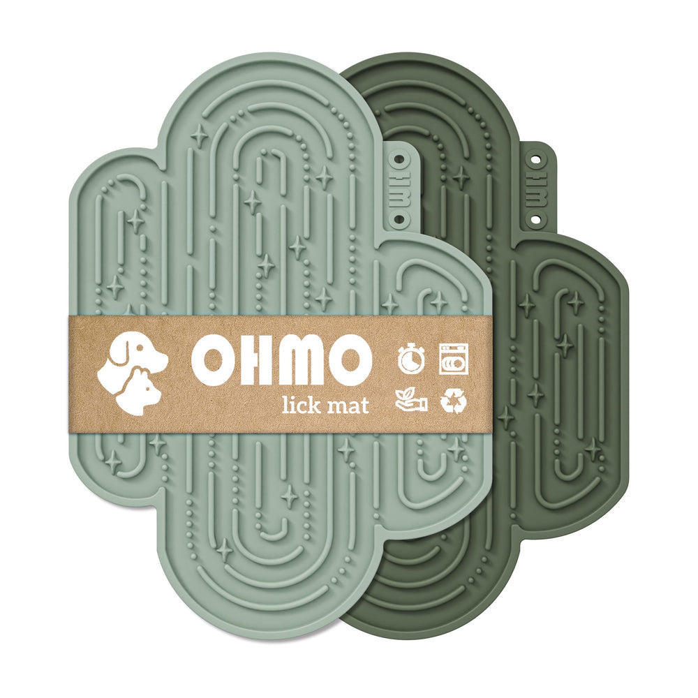 OHMO tapete lamido cactus para perros y gatos, fomenta comer más lento