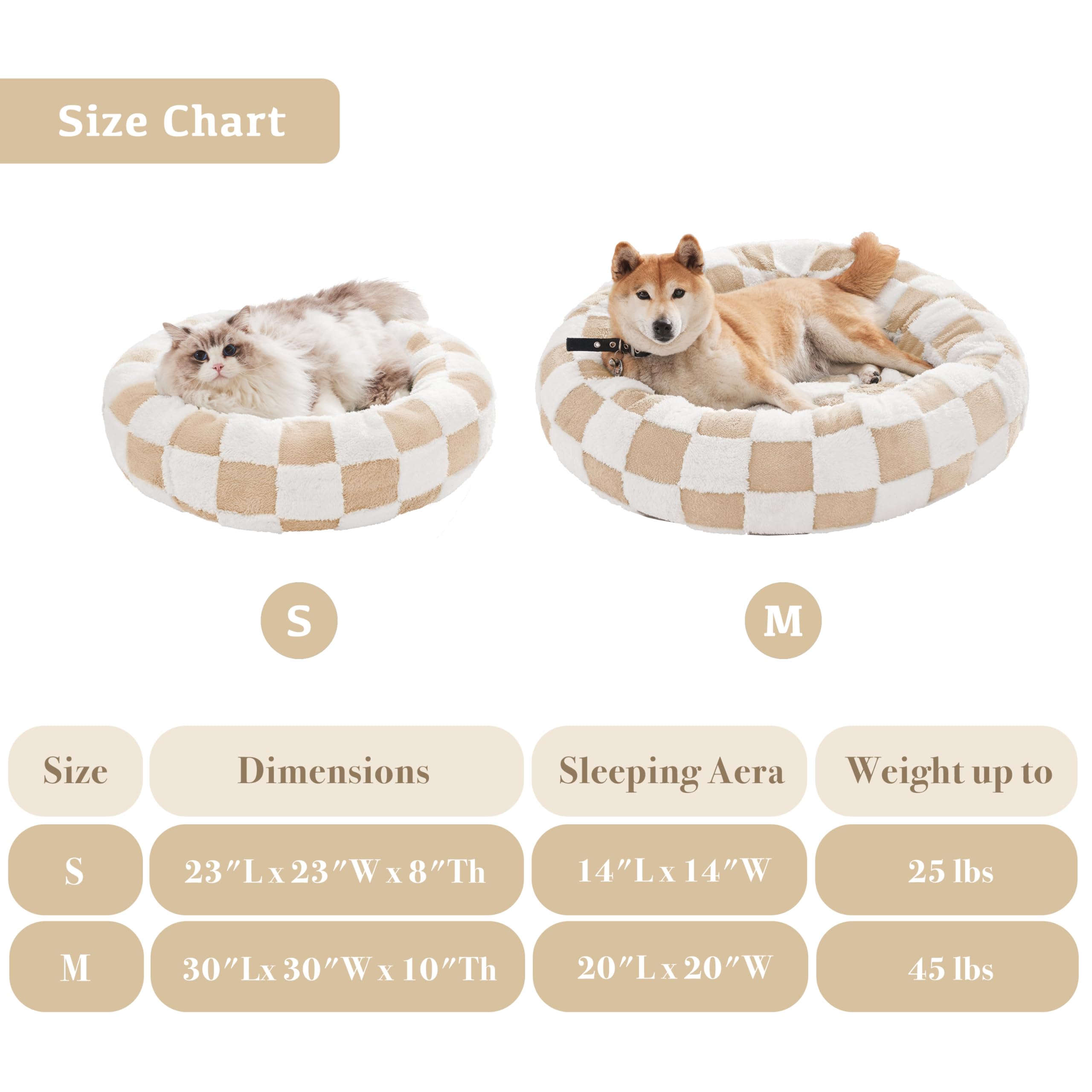 Ohocut cama para mascotas con funda suave, ideal para descansar tras un día movido.