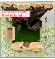 Okueejur plataforma de madera, superficie estable para trepar y descansar