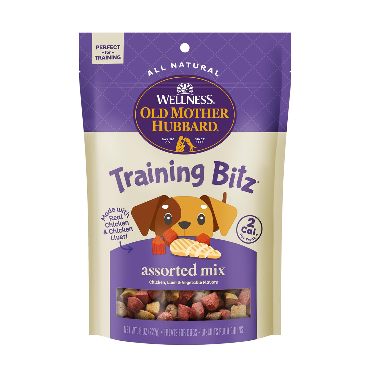 Old Mother Hubbard galletas para entrenamiento, textura crujiente para premiar a tu perro.
