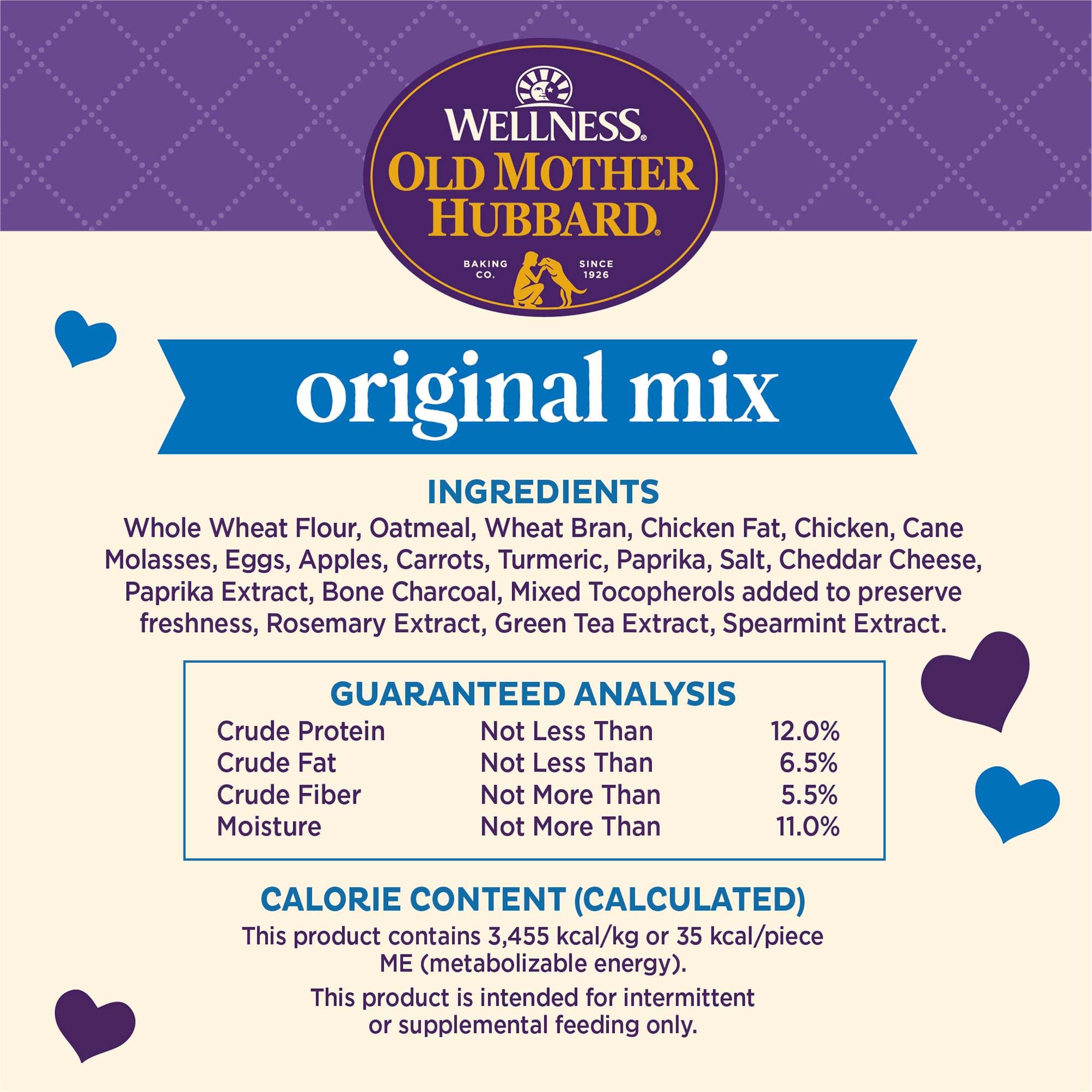 Old Mother Hubbard galletas pollo mini, premio para sesiones de entrenamiento.
