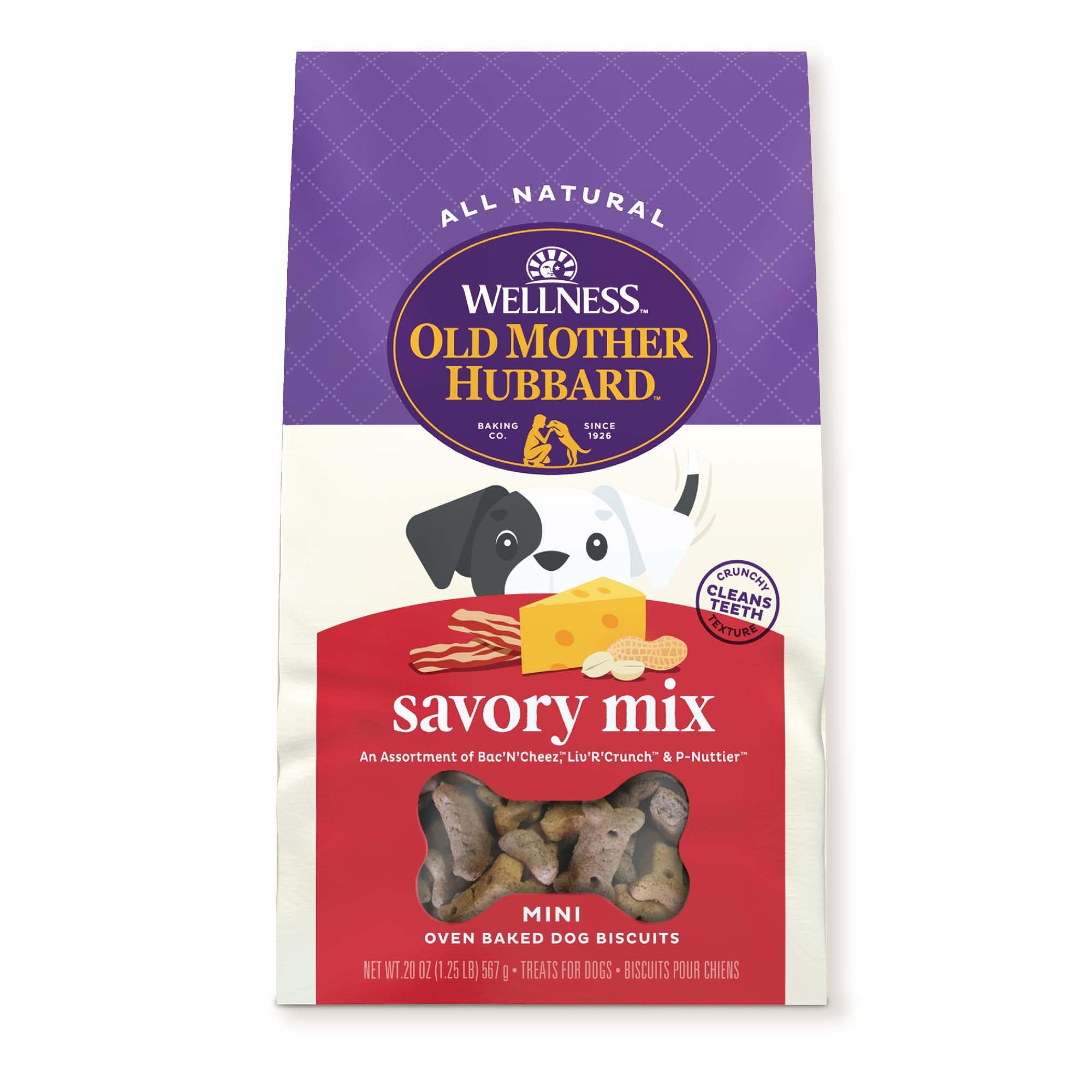 Old Mother Hubbard Mezcla Wellness galletas mini-crujientes en forma de hueso para entrenamiento