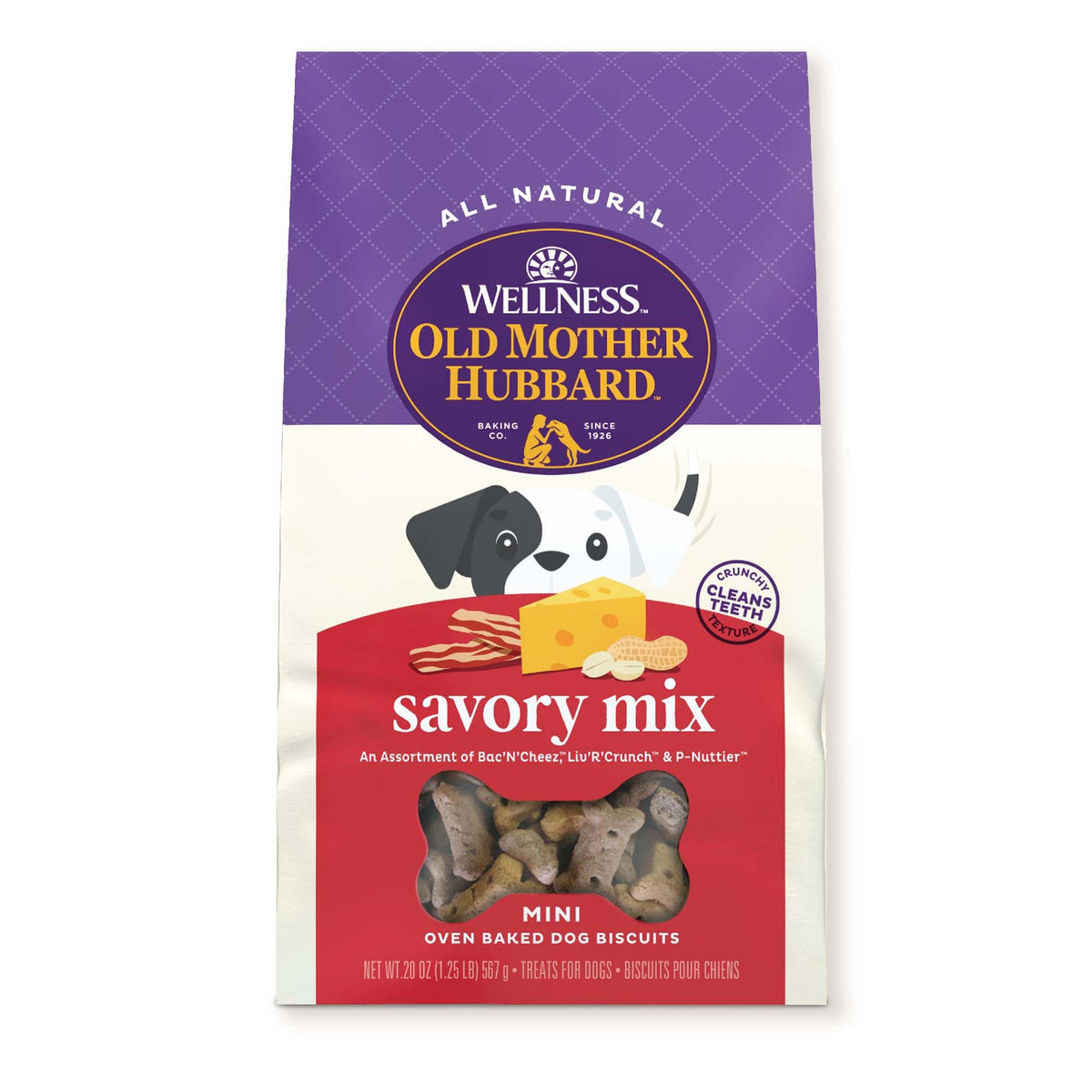 Old Mother Hubbard Mezcla Wellness galletas mini-crujientes en forma de hueso para entrenamiento