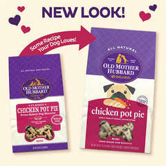 Old Mother Hubbard Mini Pie Verduras y Pollo: mezcla sabrosa para premiar con moderación.