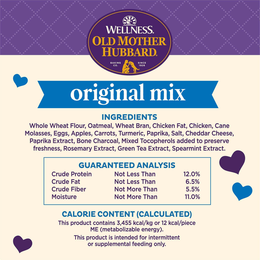 Old Mother Hubbard Mini Receta casera, galletas para perros con sabor hogareño