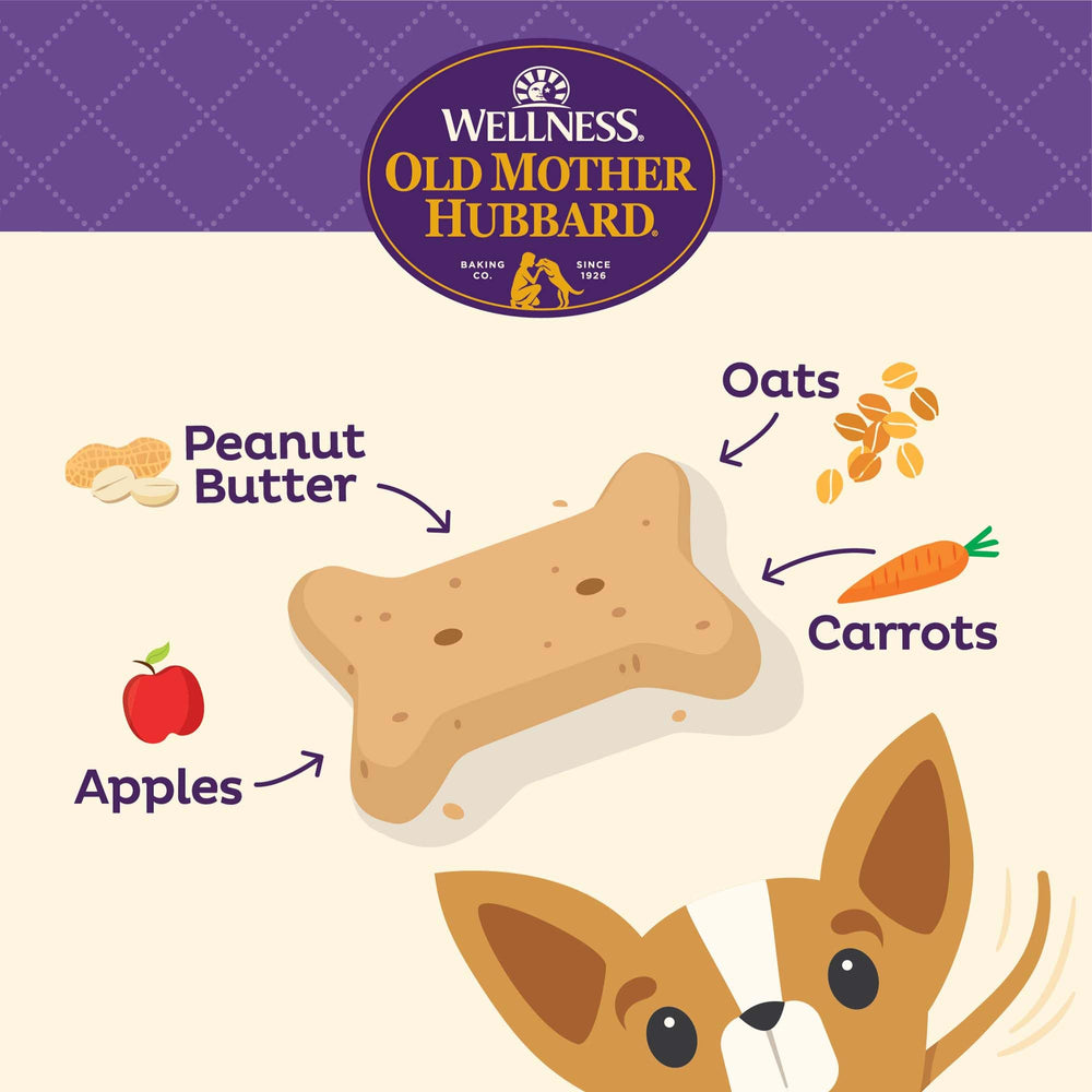 Old Mother Hubbard Wellness P-Nuttier, galletas mini para entrenamiento en casa.