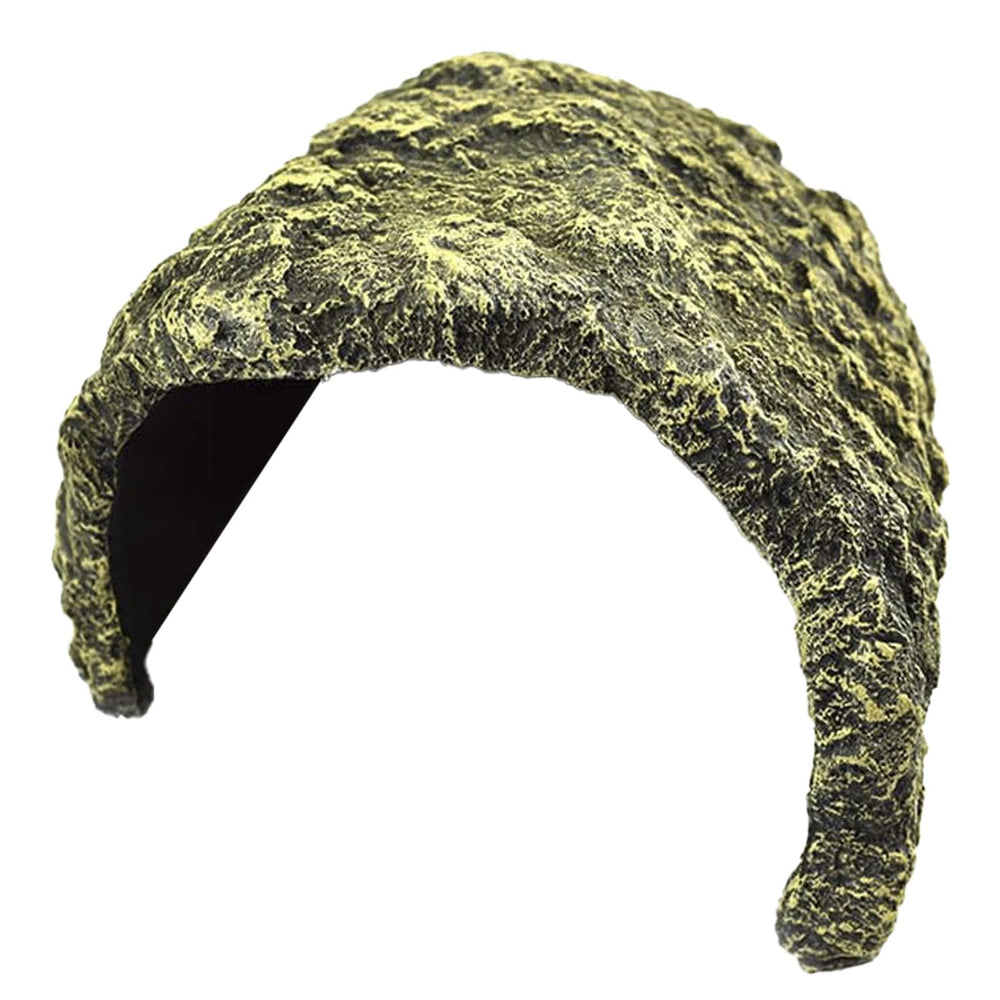 OMEM Escondite de resina: cueva rocosa grande para tortugas y reptiles adultos.
